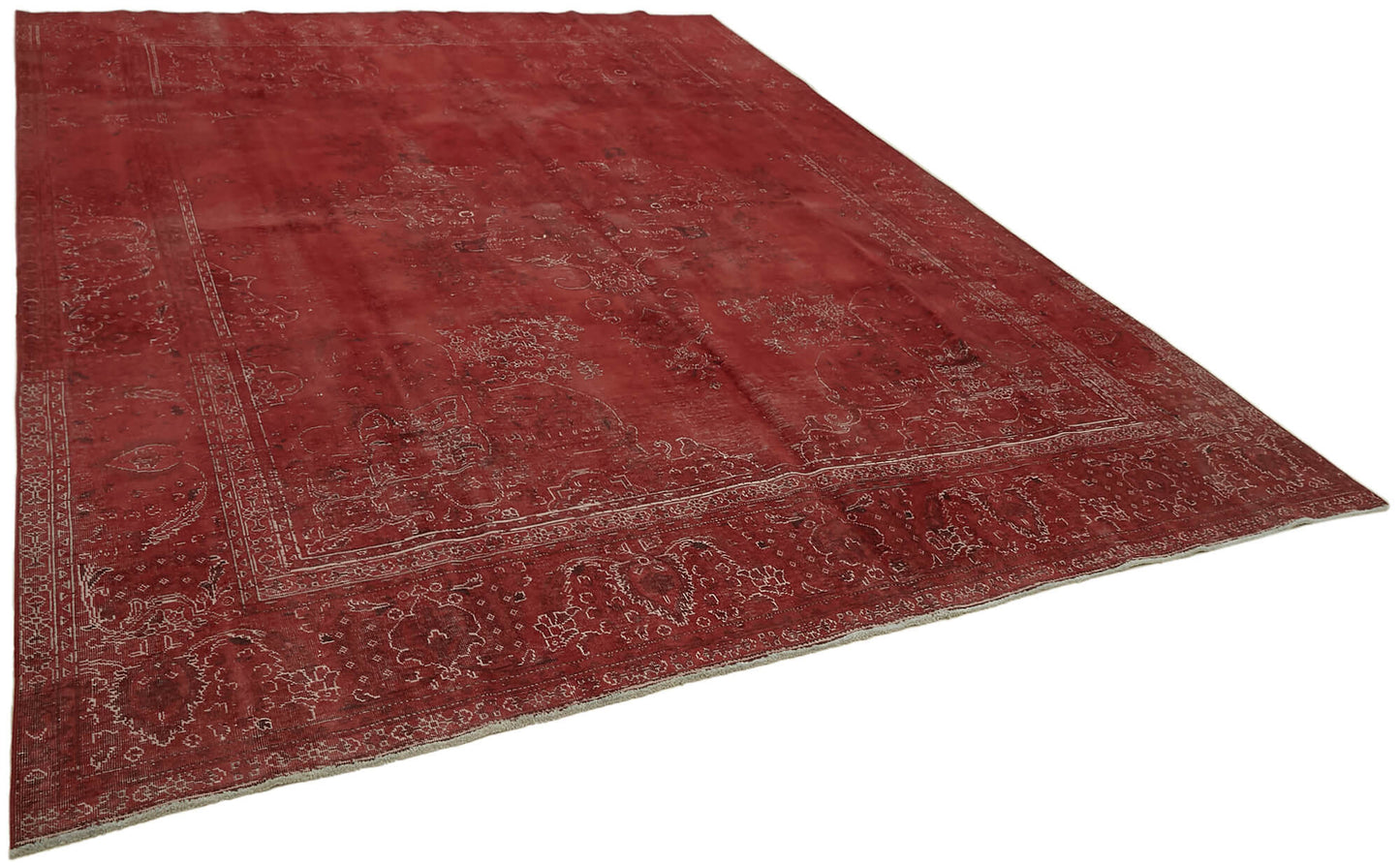 10x13 Red Overdyed Large Area Rug - 44120