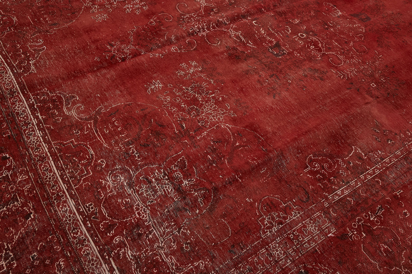 10x13 Red Overdyed Large Area Rug - 44120