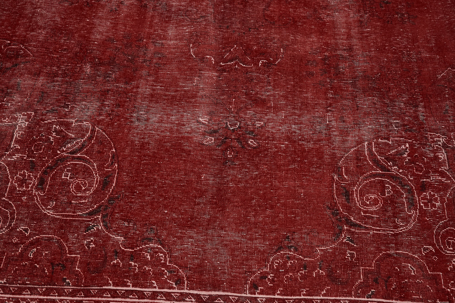 10x13 Red Overdyed Large Area Rug - 44120