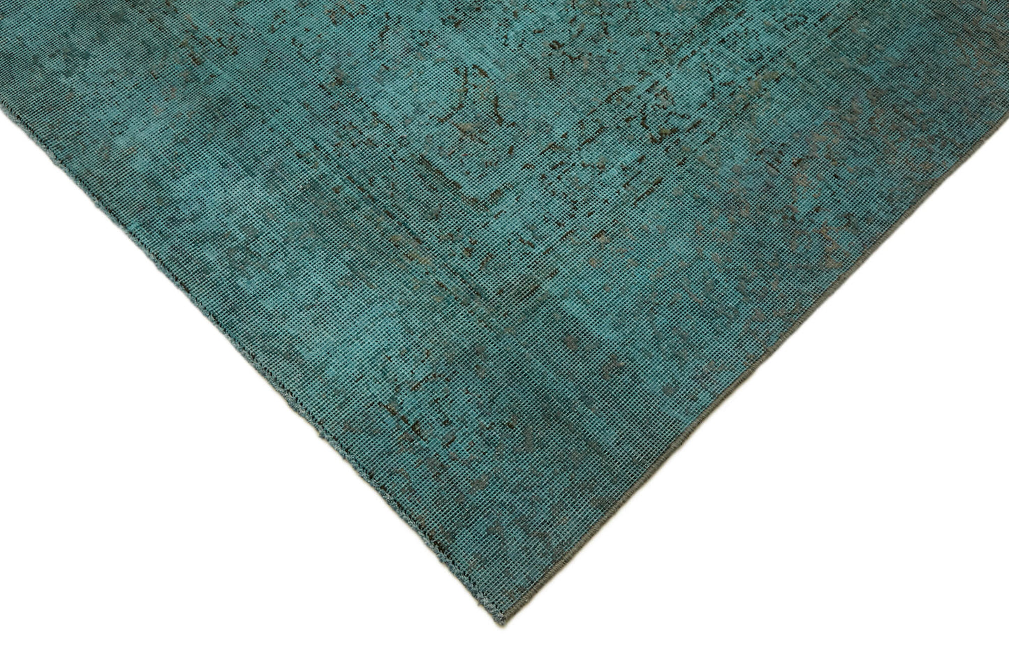 9x12 Turquoise Overdyed Large Area Rug - 44122