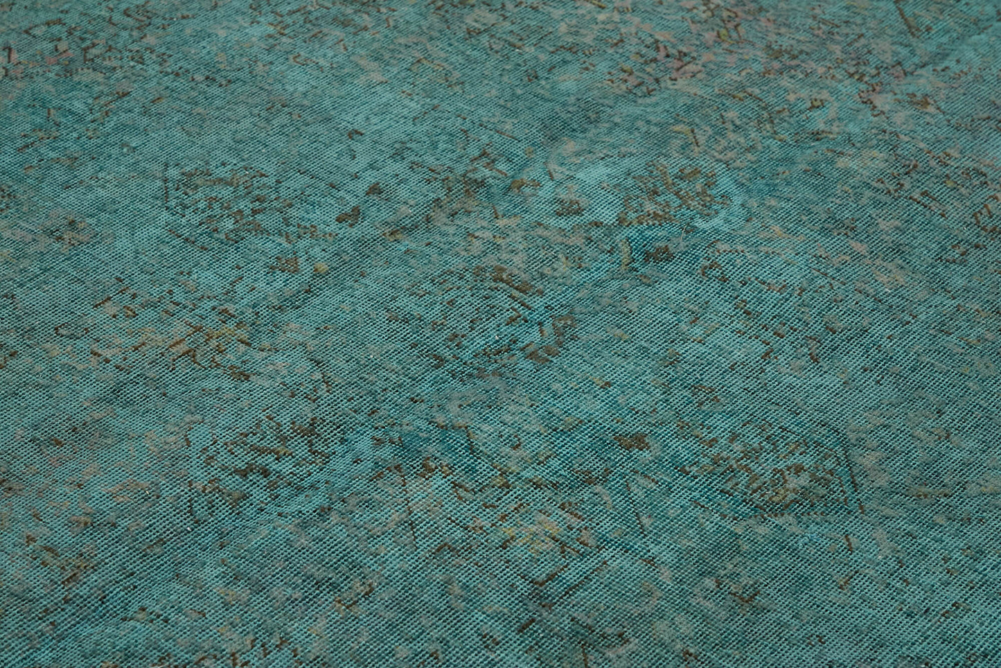 9x12 Turquoise Overdyed Large Area Rug - 44122