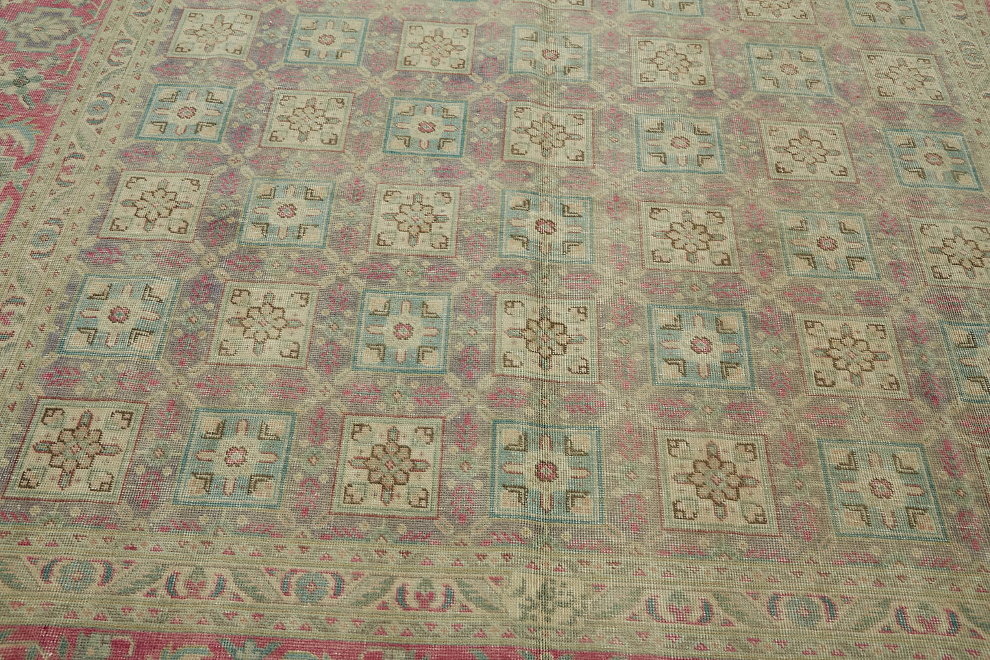 8x11 Beige Vintage Large Area Rug - 44127