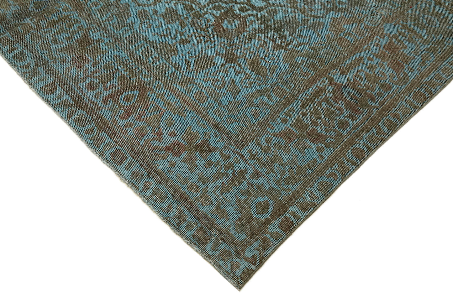 8x11 Blue Overdyed Large Area Rug - 44128