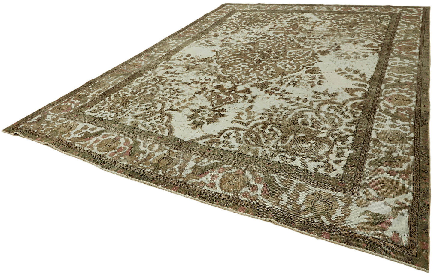 9x13 Beige Vintage Large Area Rug - 44138