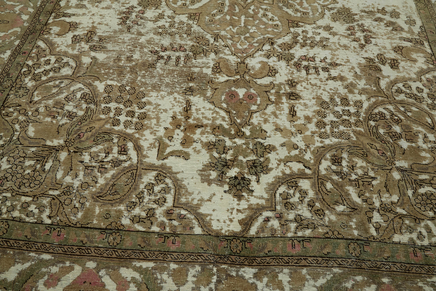 9x13 Beige Vintage Large Area Rug - 44138