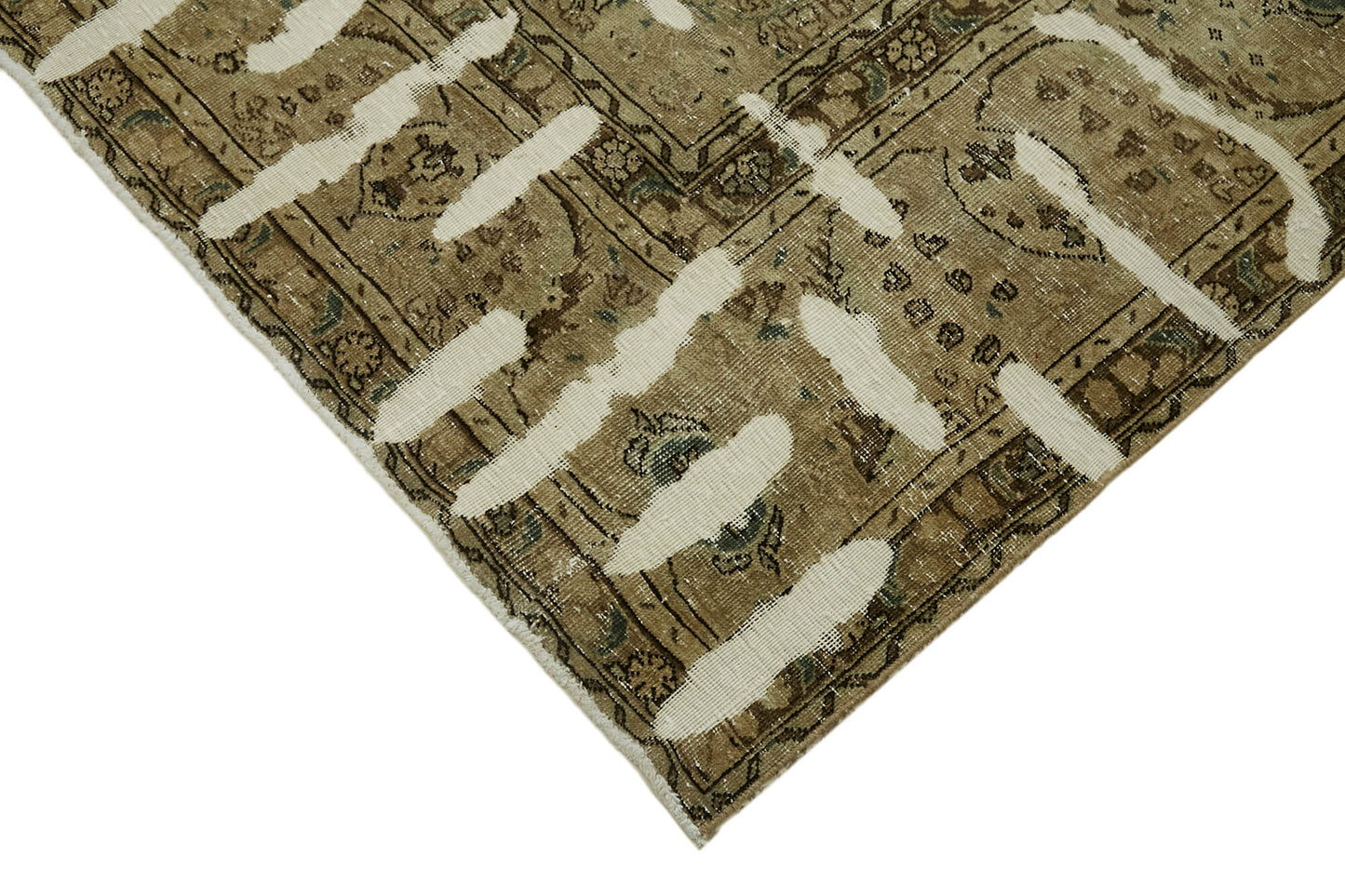 10x13 Beige Vintage Large Area Rug - 44140