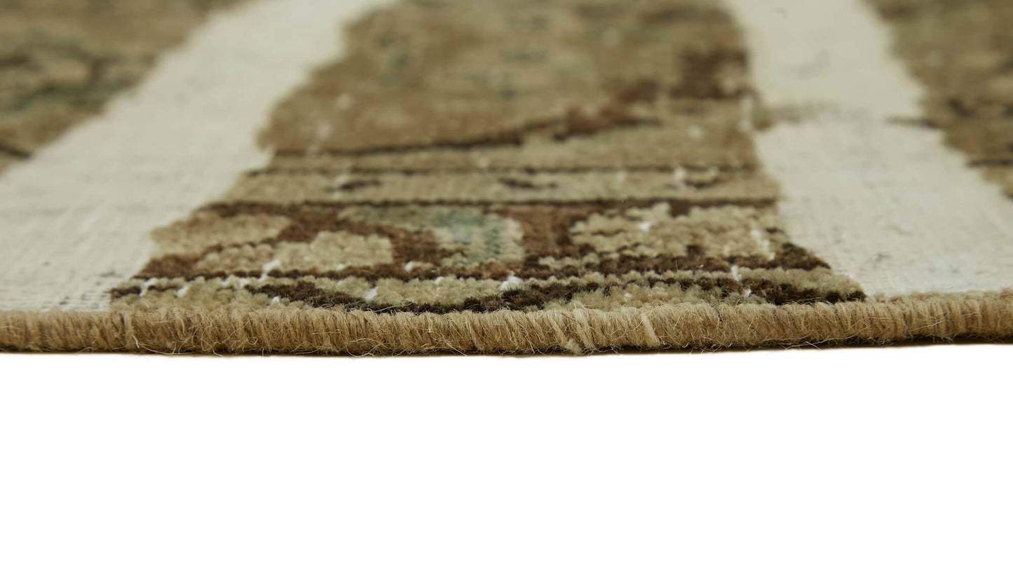 10x13 Beige Vintage Large Area Rug - 44140