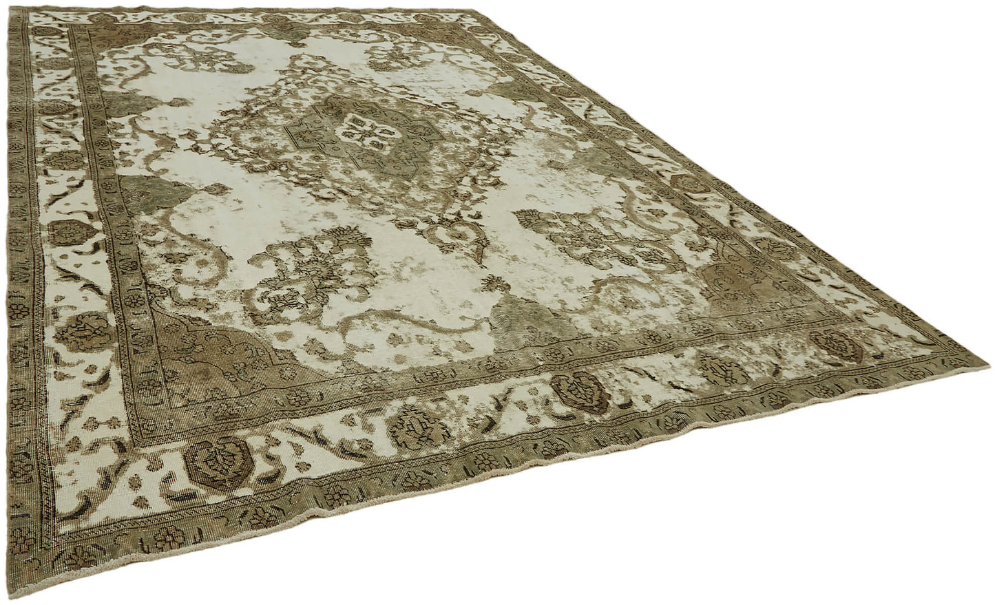 9x13 Beige Vintage Large Area Rug - 44145