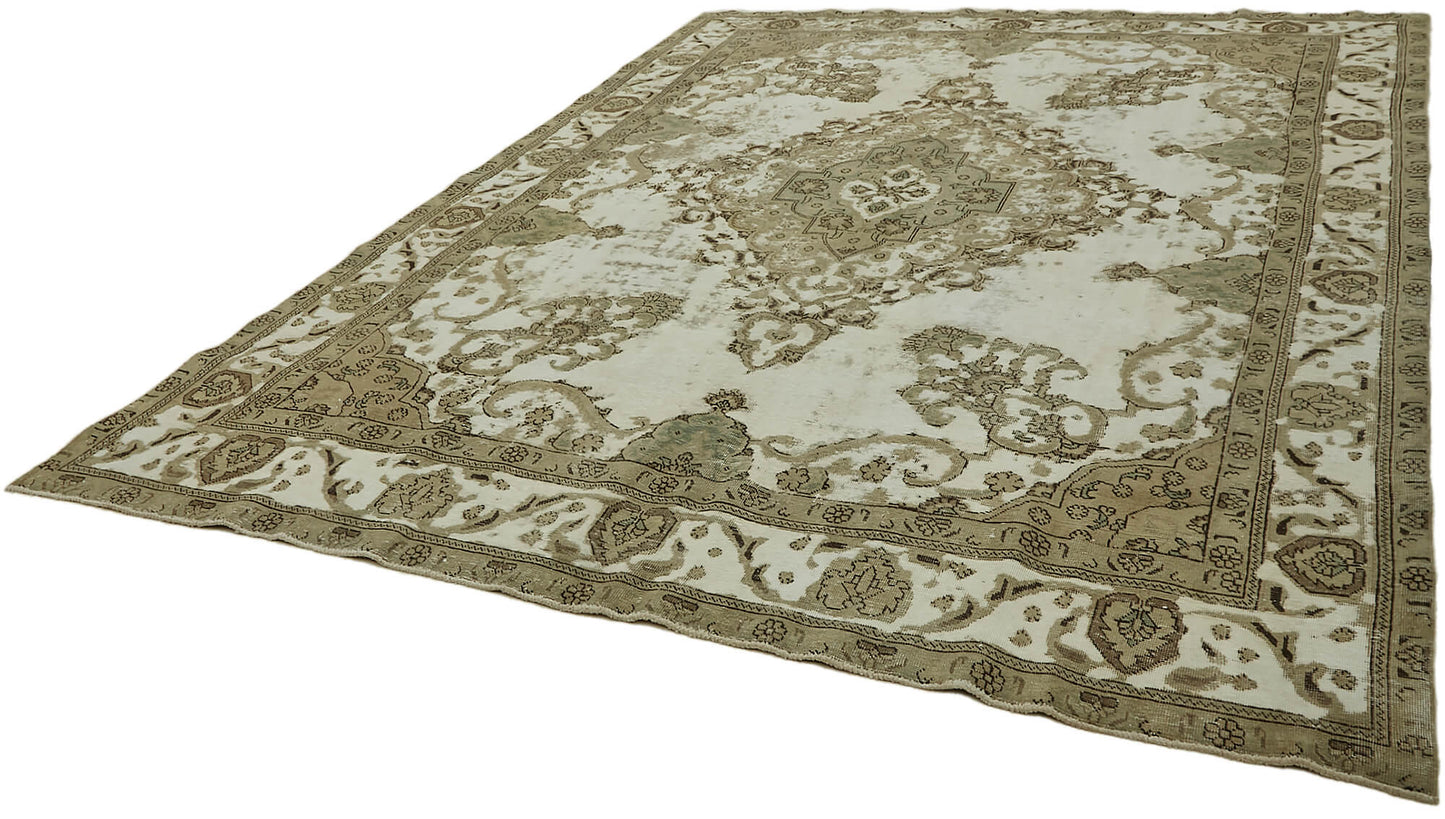 9x13 Beige Vintage Large Area Rug - 44145