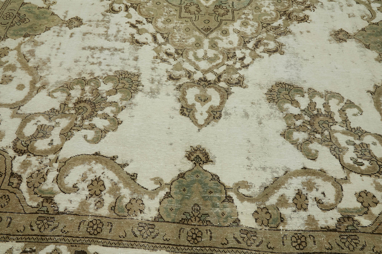 9x13 Beige Vintage Large Area Rug - 44145