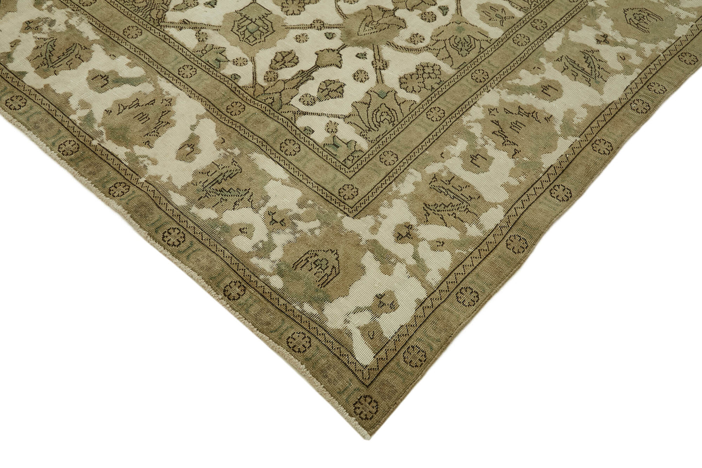 9x12 Beige Vintage Large Area Rug - 44146