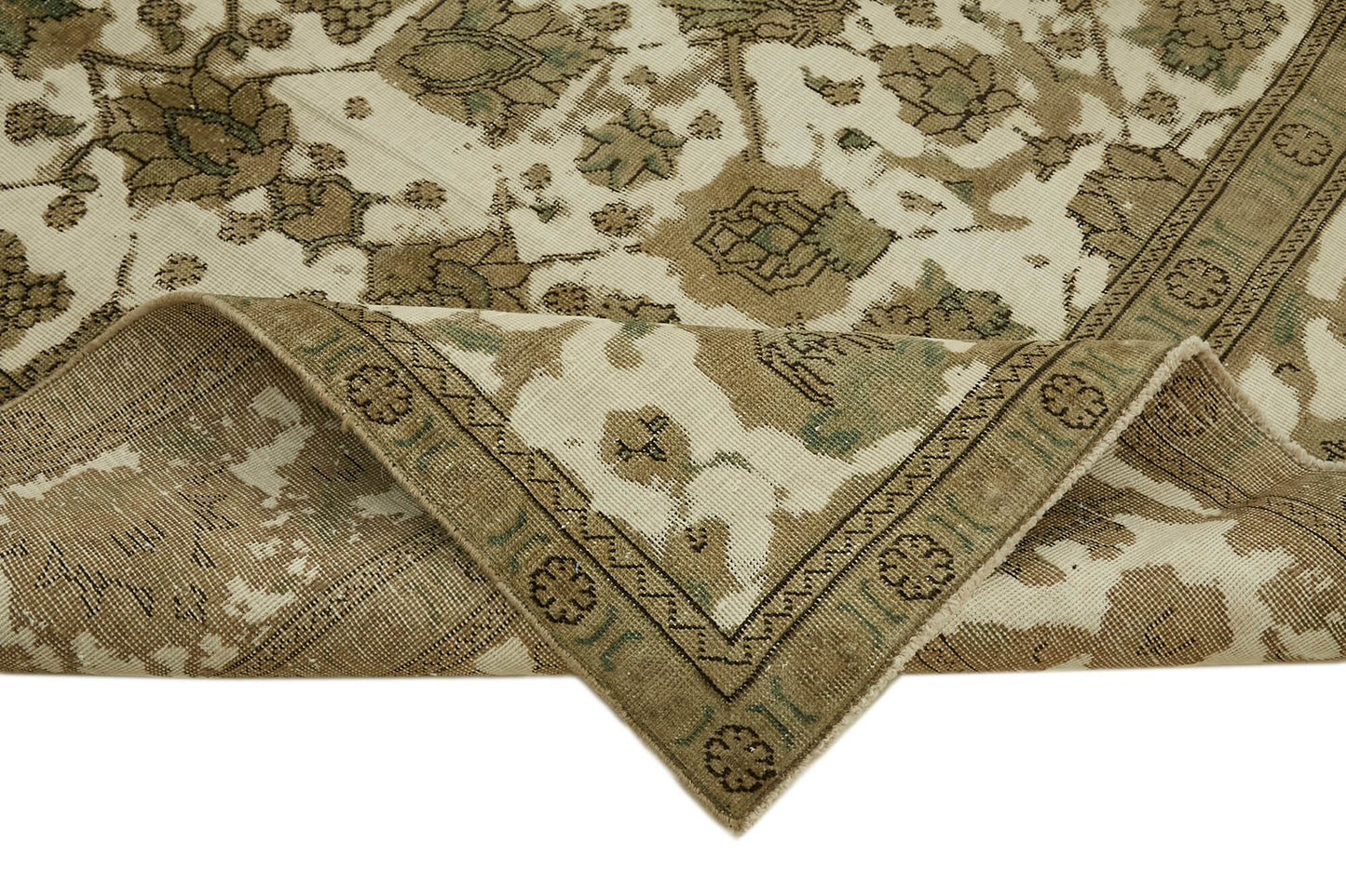 9x12 Beige Vintage Large Area Rug - 44146