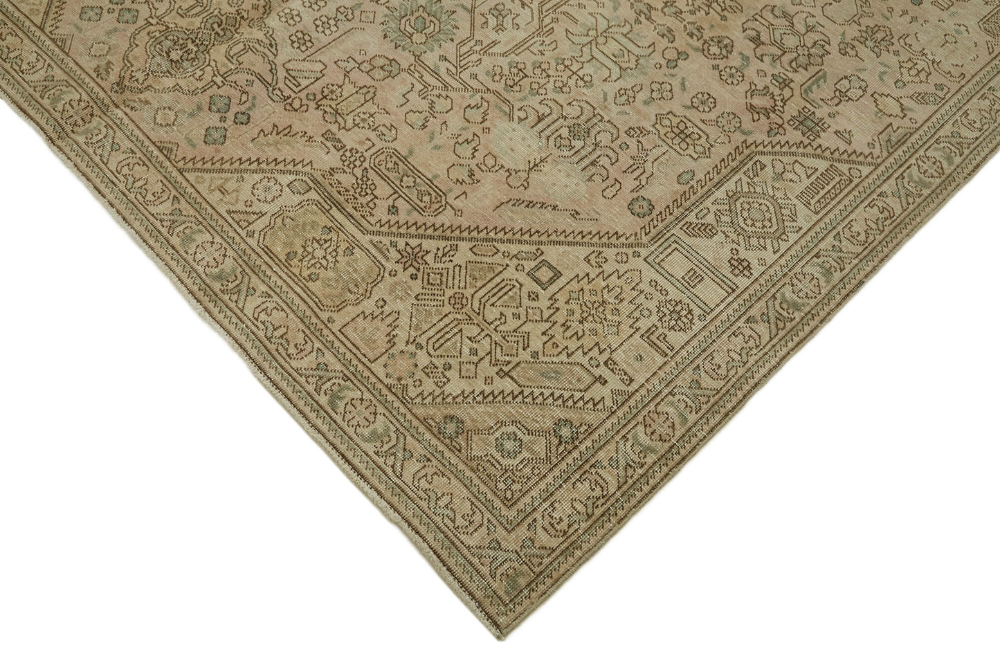 6x9 Beige Vintage Large Area Rug - 44148