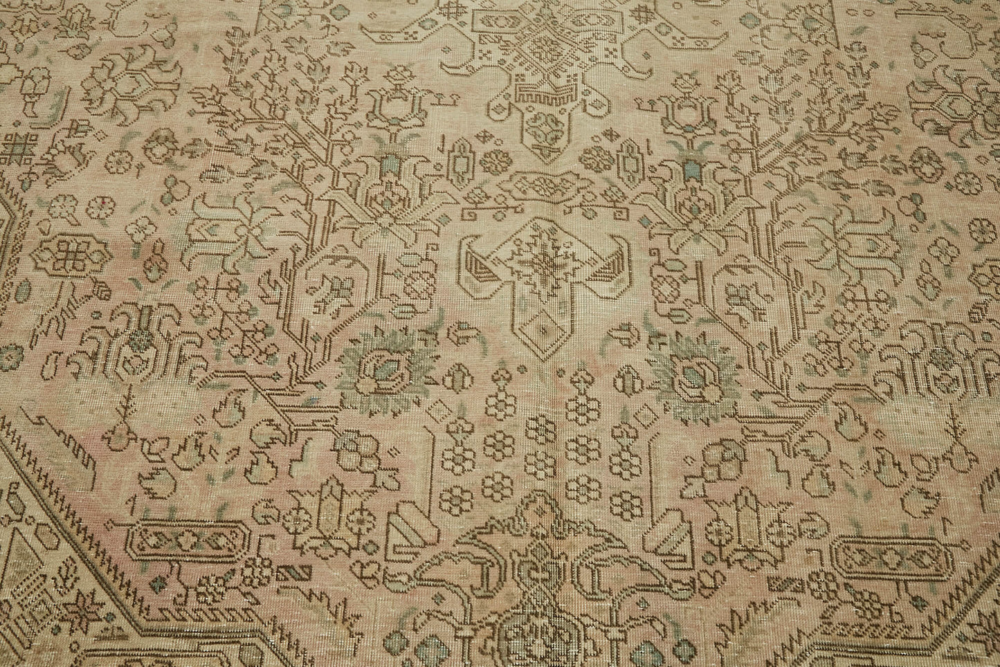 6x9 Beige Vintage Large Area Rug - 44148