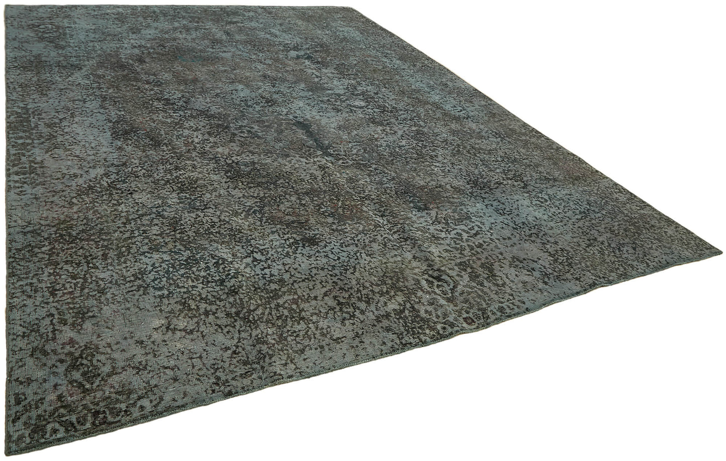 10x13 Grey Overdyed Large Area Rug - 44156