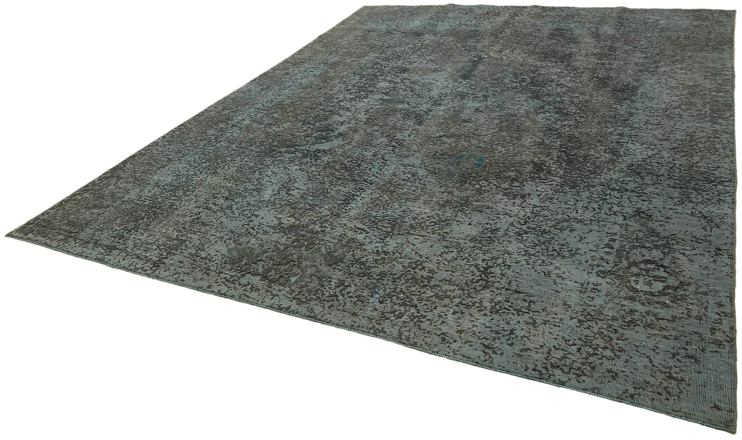 10x13 Grey Overdyed Large Area Rug - 44156