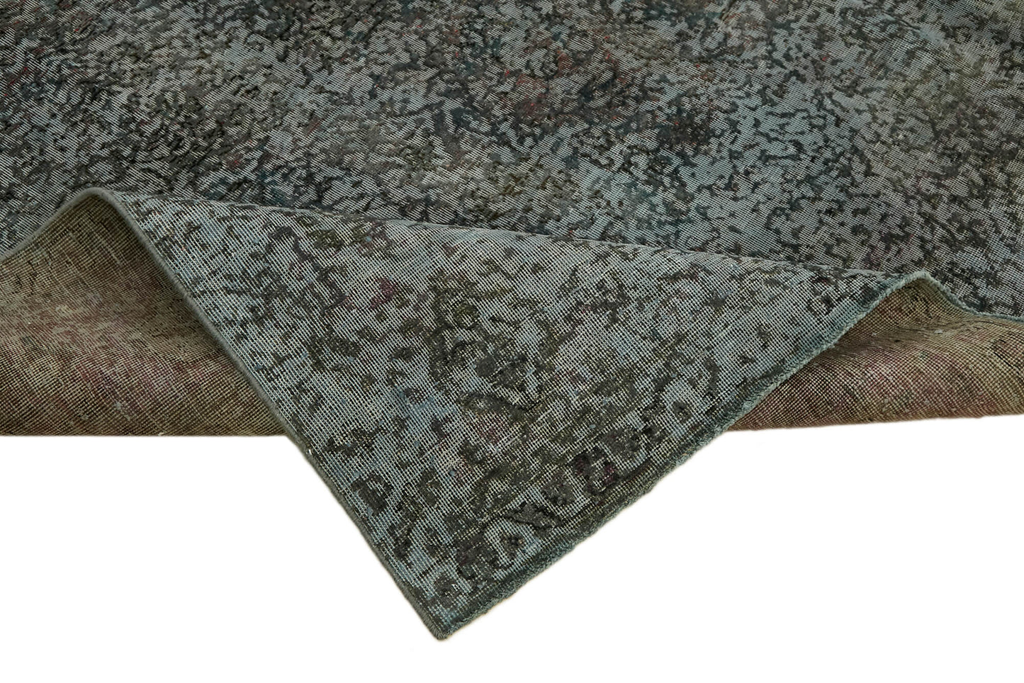 10x13 Grey Overdyed Large Area Rug - 44156