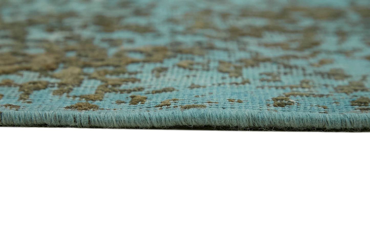 8x11 Turquoise Overdyed Large Area Rug - 44160