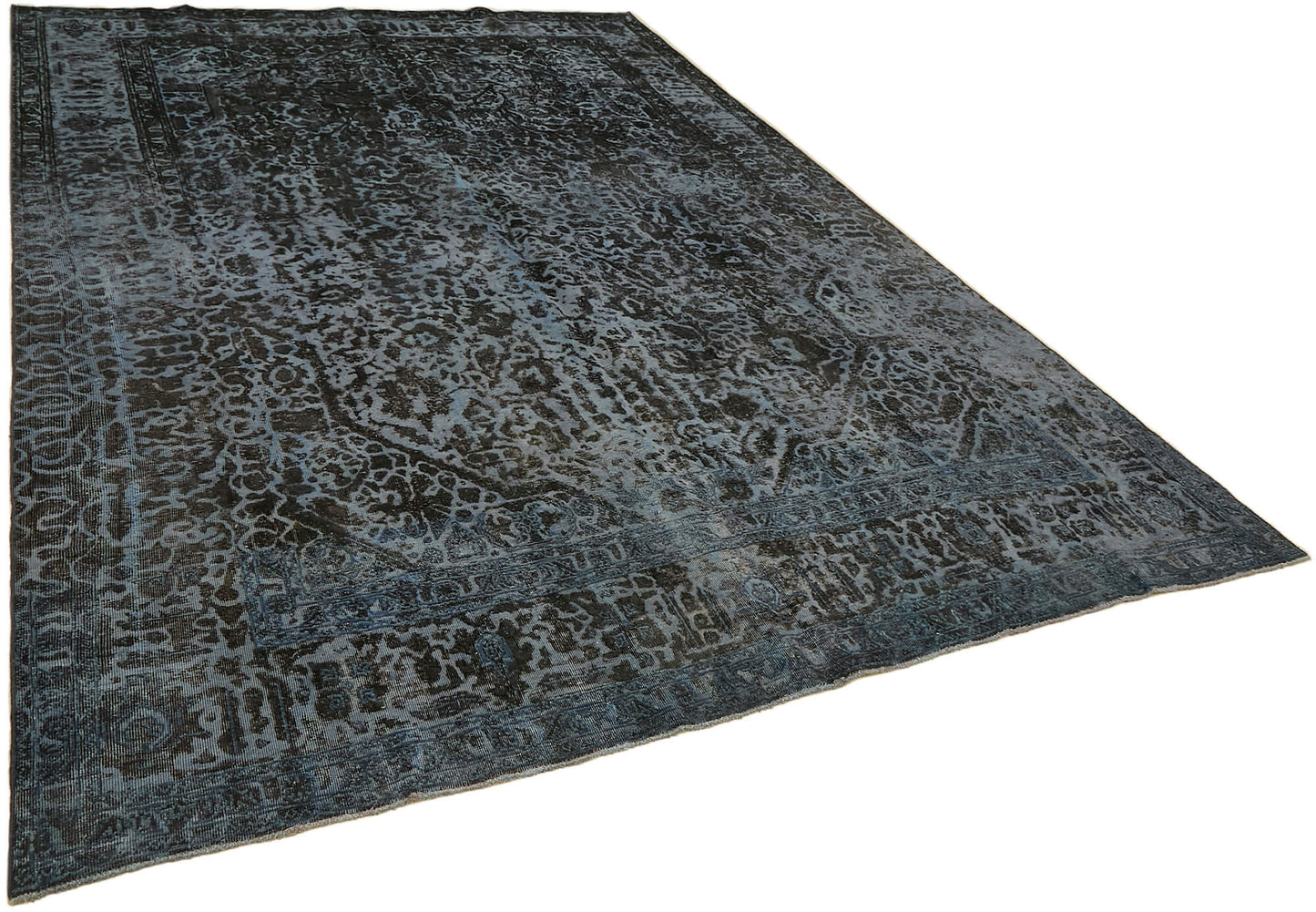 8x12 Black Overdyed Large Area Rug - 44165