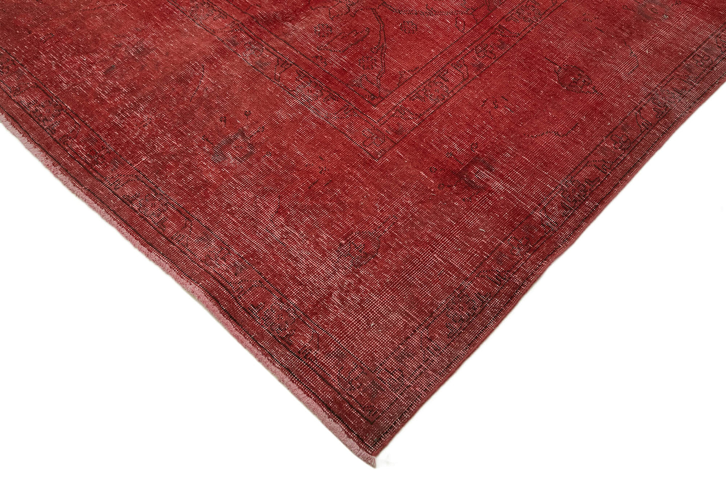 10x12 Red Overdyed Large Area Rug - 44169