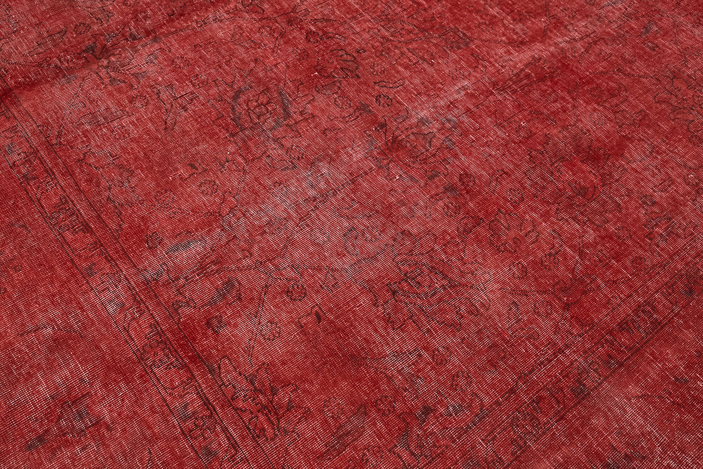 10x12 Red Overdyed Large Area Rug - 44169