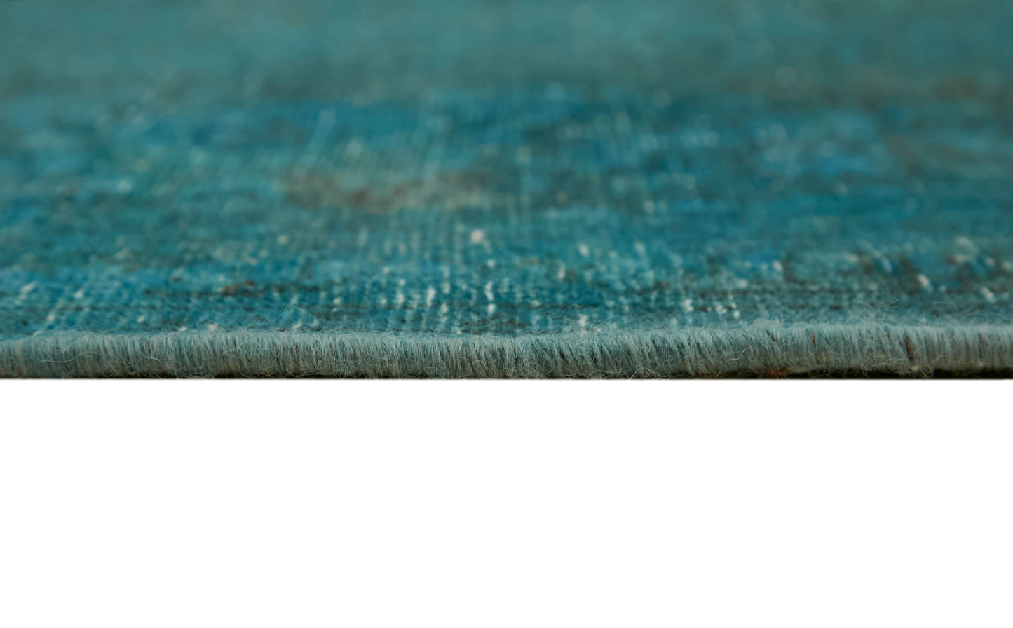 8x11 Turquoise Overdyed Large Area Rug - 44177