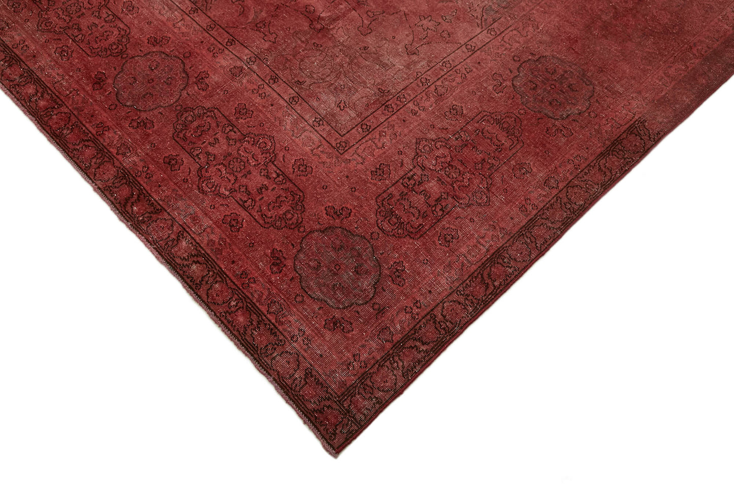 9x13 Red Overdyed Large Area Rug - 44188