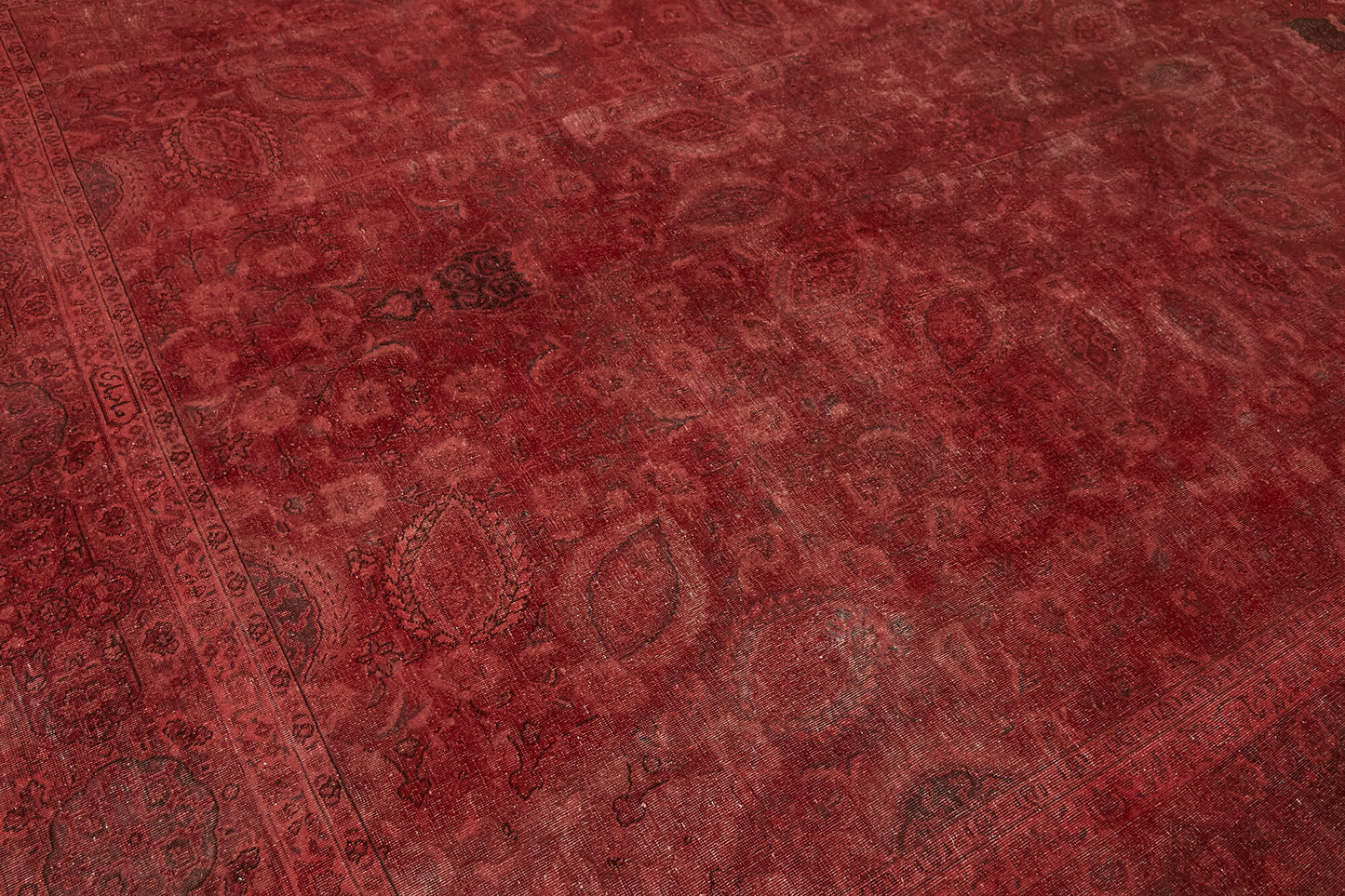 9x13 Red Overdyed Large Area Rug - 44188