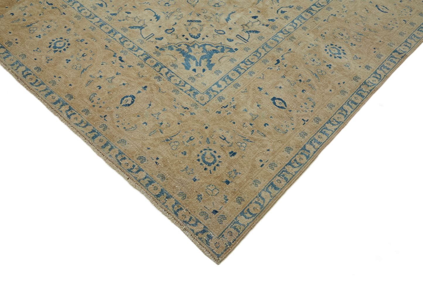 9x13 Beige Vintage Large Area Rug - 44191