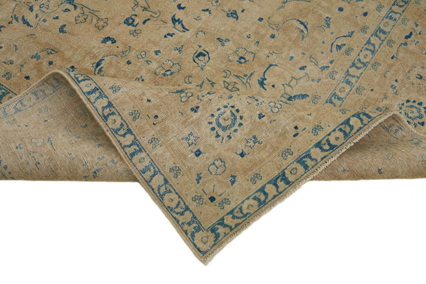 9x13 Beige Vintage Large Area Rug - 44191