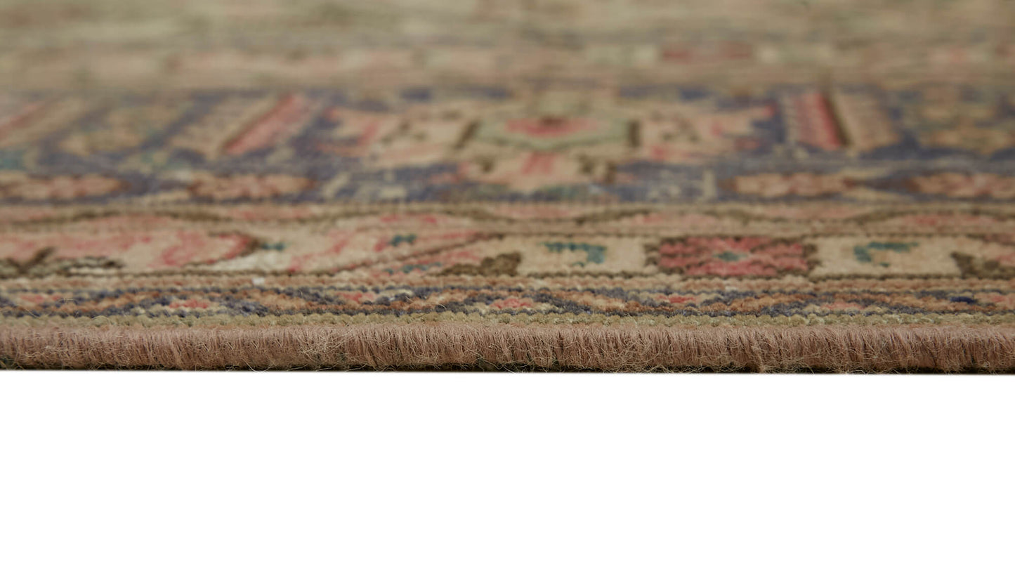 8x11 Beige Vintage Large Area Rug - 44194