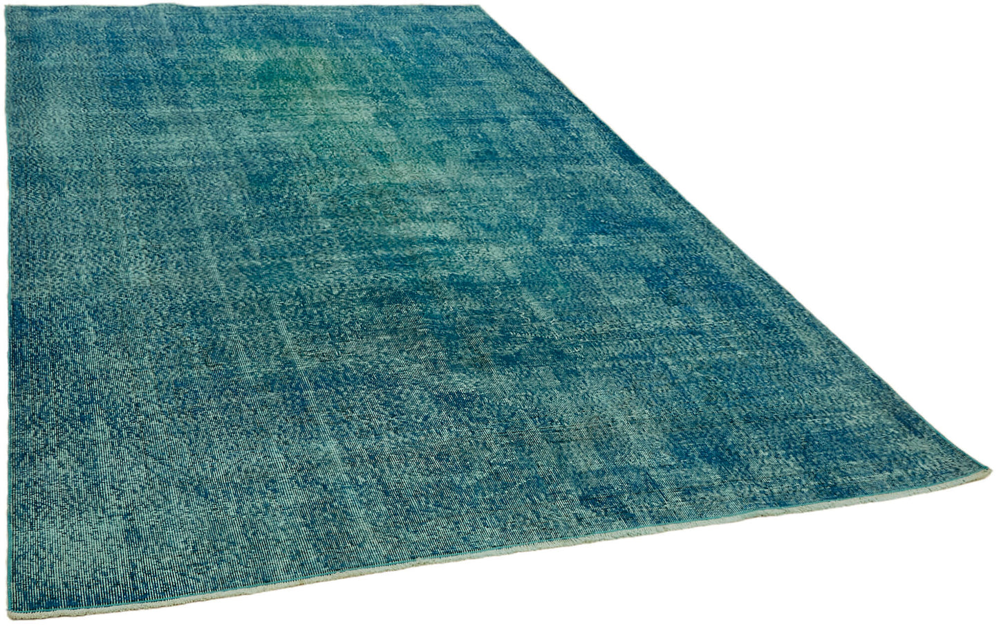 7x10 Turquoise Overdyed Rug - 44198