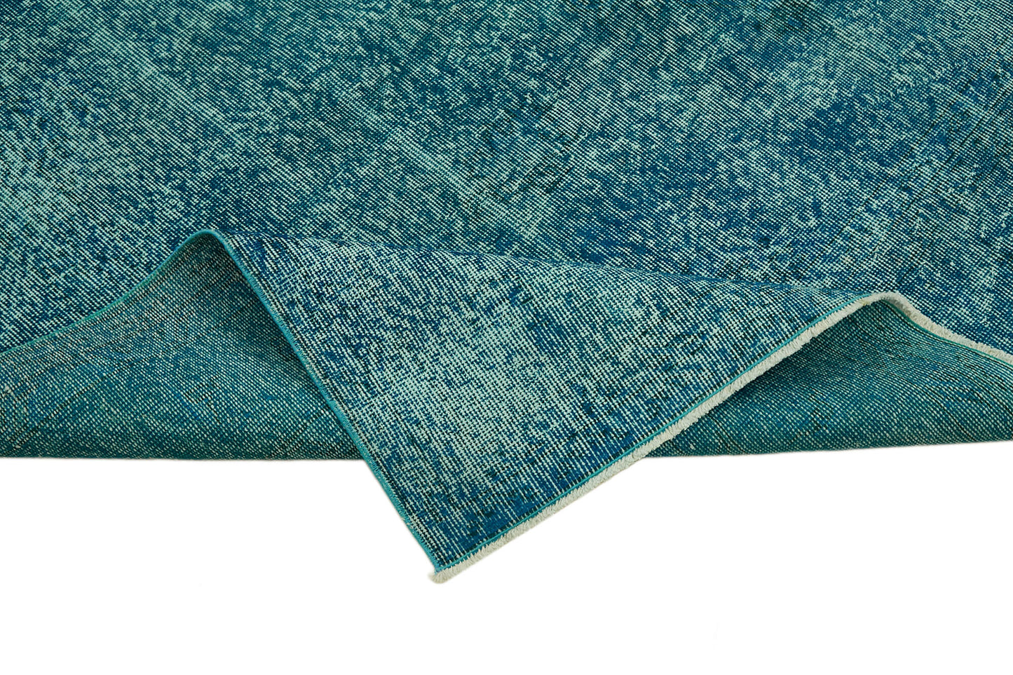 7x10 Turquoise Overdyed Rug - 44198