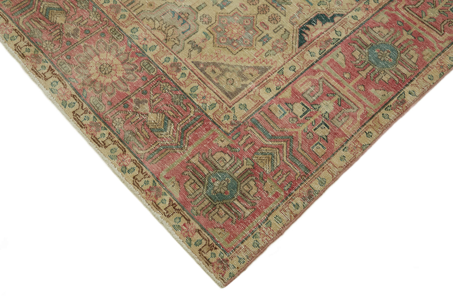 8x11 Beige Vintage Large Area Rug - 44278