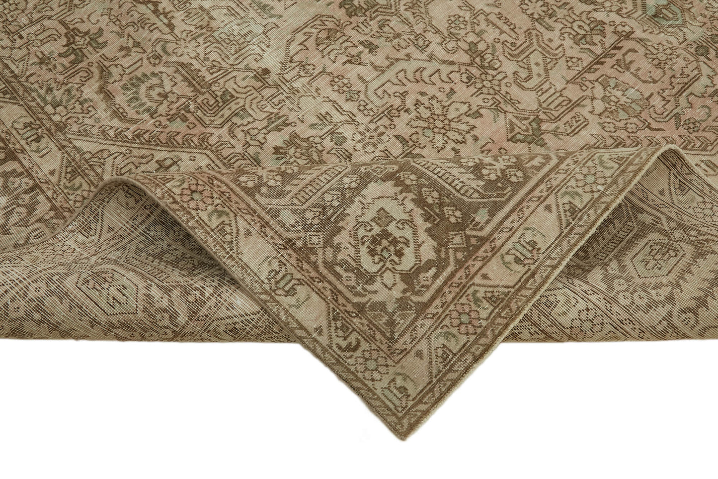 10x13 Beige Vintage Large Area Rug - 44283