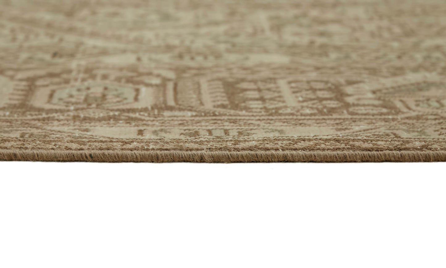 10x13 Beige Vintage Large Area Rug - 44283