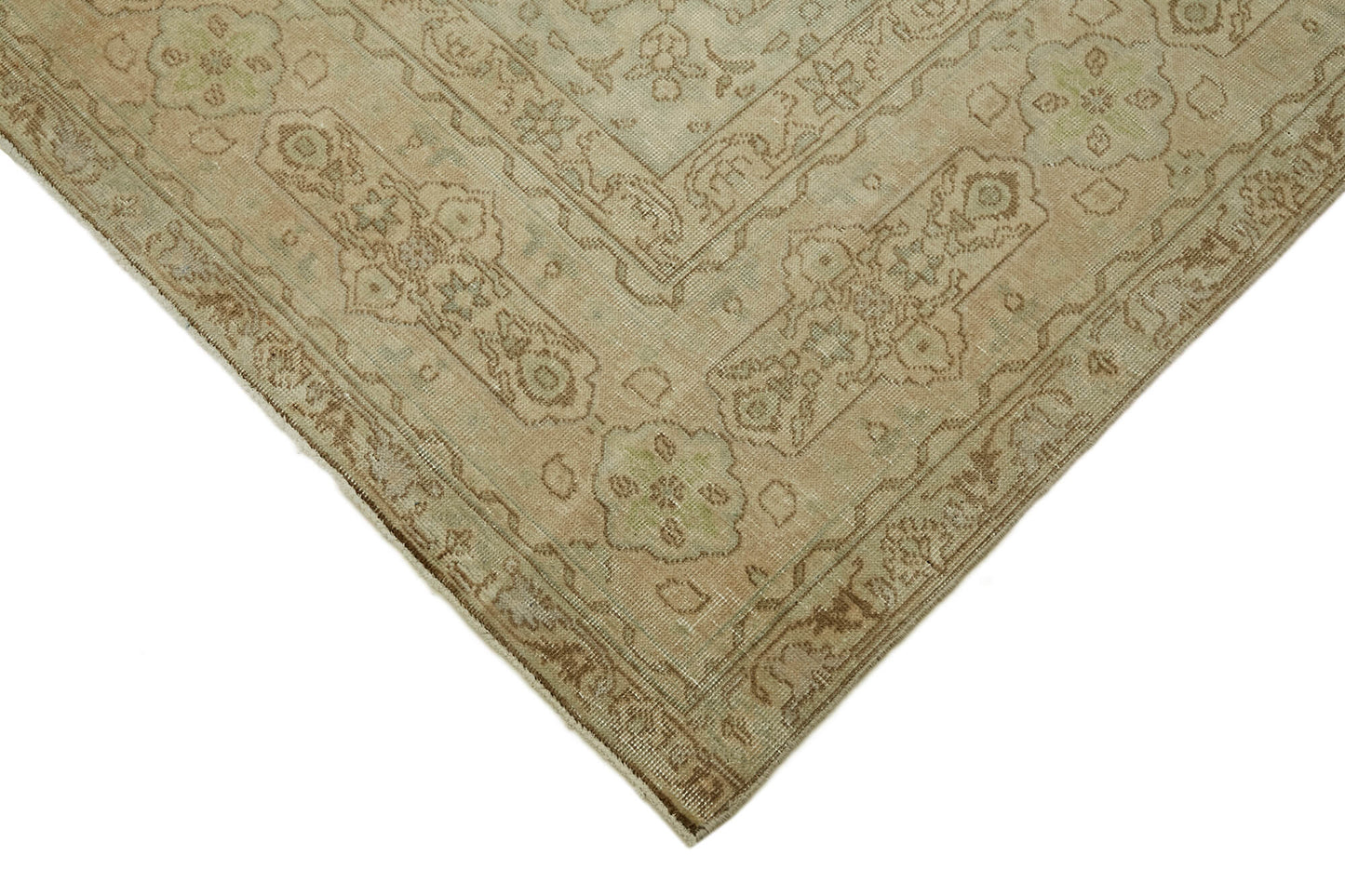 8x11 Beige Vintage Large Area Rug - 44285