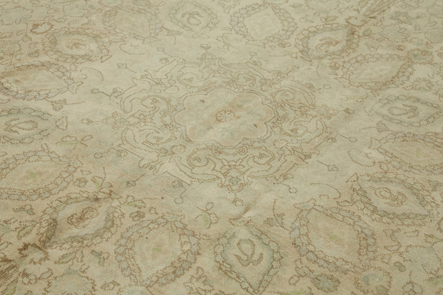 8x11 Beige Vintage Large Area Rug - 44285