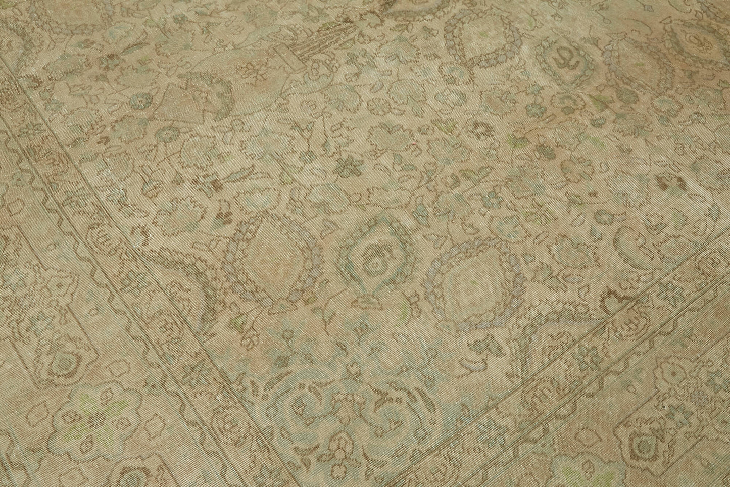 8x11 Beige Vintage Large Area Rug - 44285