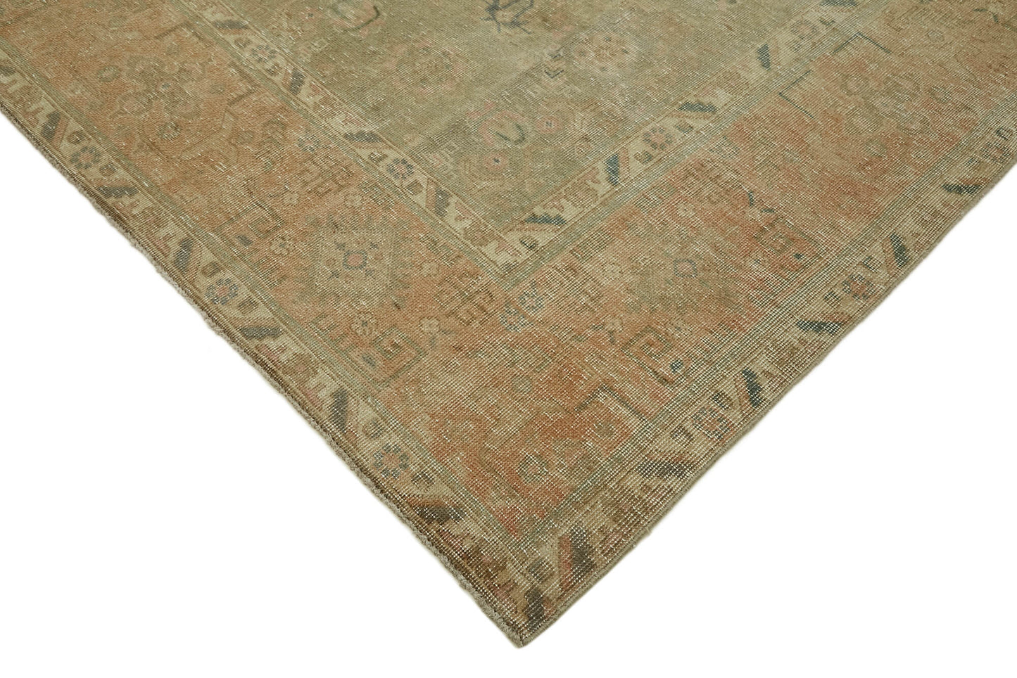 10x12 Beige Vintage Large Area Rug - 44289