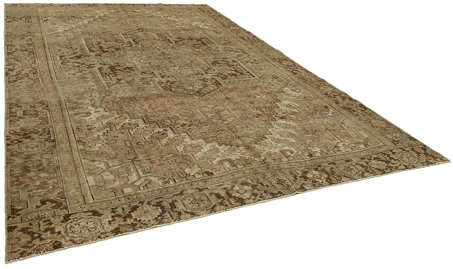 9x13 Beige Vintage Large Area Rug - 44291