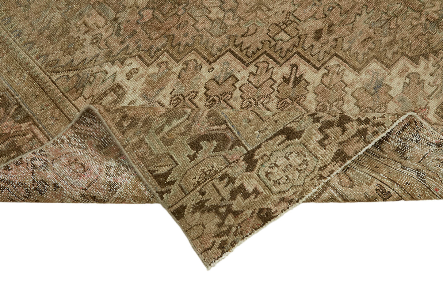 9x13 Beige Vintage Large Area Rug - 44291