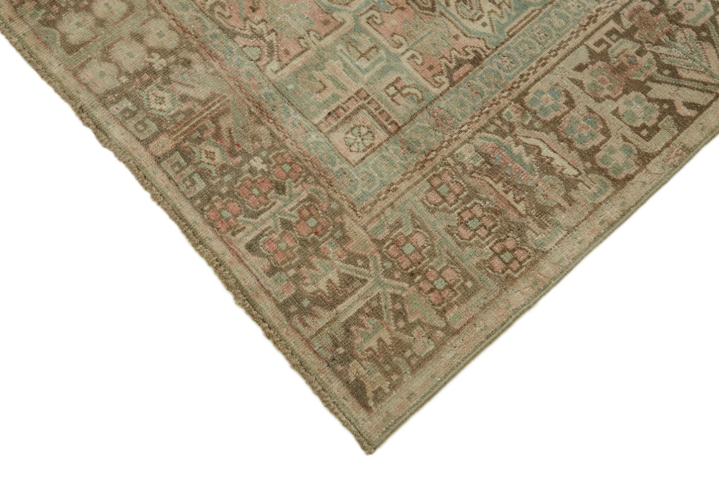 8x11 Beige Vintage Large Area Rug - 44292