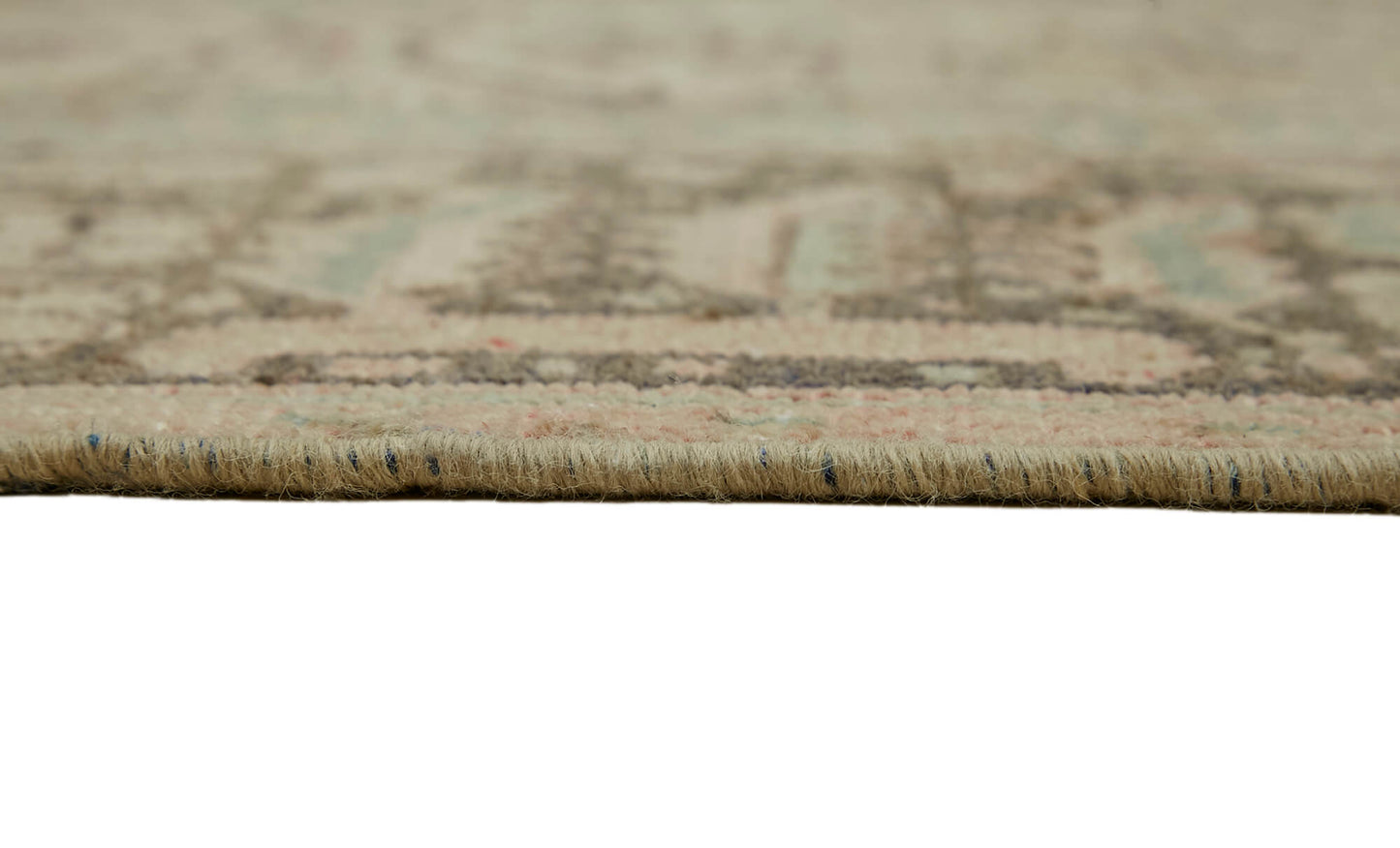 8x11 Beige Vintage Large Area Rug - 44292