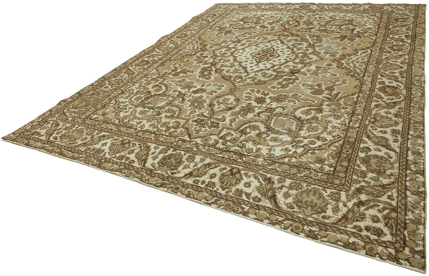 9x13 Beige Vintage Large Area Rug - 44294