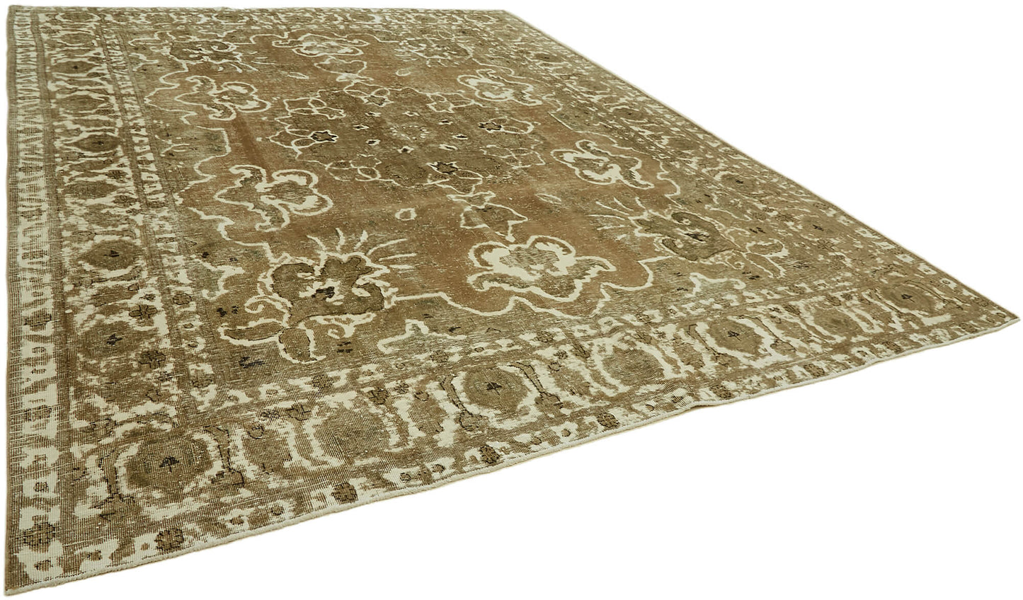 10x13 Beige Vintage Large Area Rug - 44295