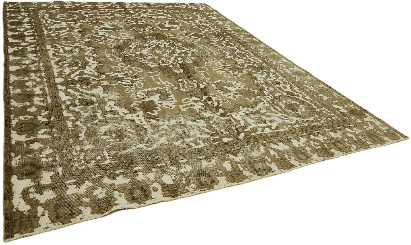 9x12 Beige Vintage Large Area Rug - 44297