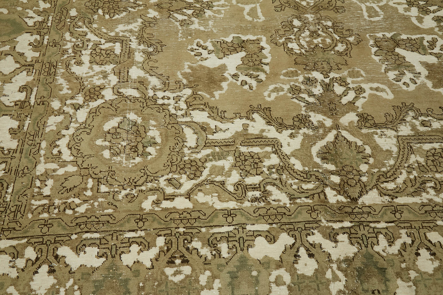 9x12 Beige Vintage Large Area Rug - 44297