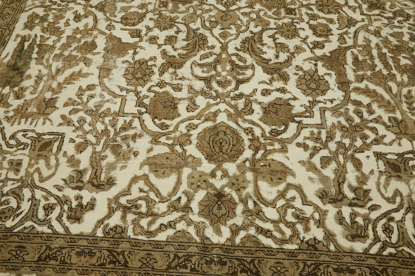 9x12 Beige Vintage Large Area Rug - 44299