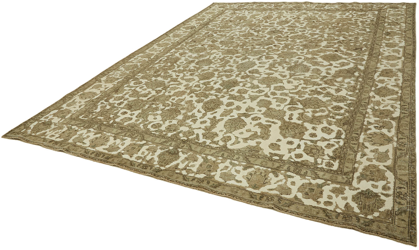 10x13 Beige Vintage Large Area Rug - 44300